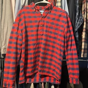 Chubbies The Nutter Large - Red and Navy Flannel